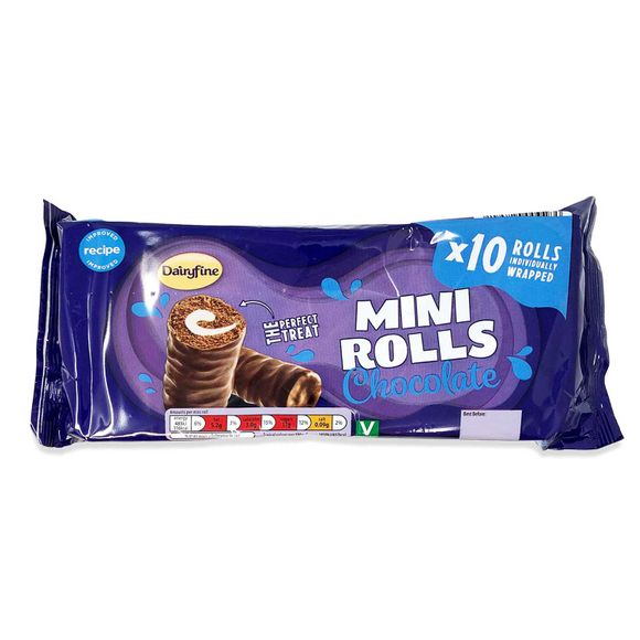 Chocolate Mini Rolls 260g Dairyfine